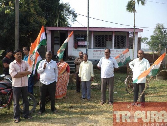 Kalyanpur Block Congress Committee staged protest against the National Herald case